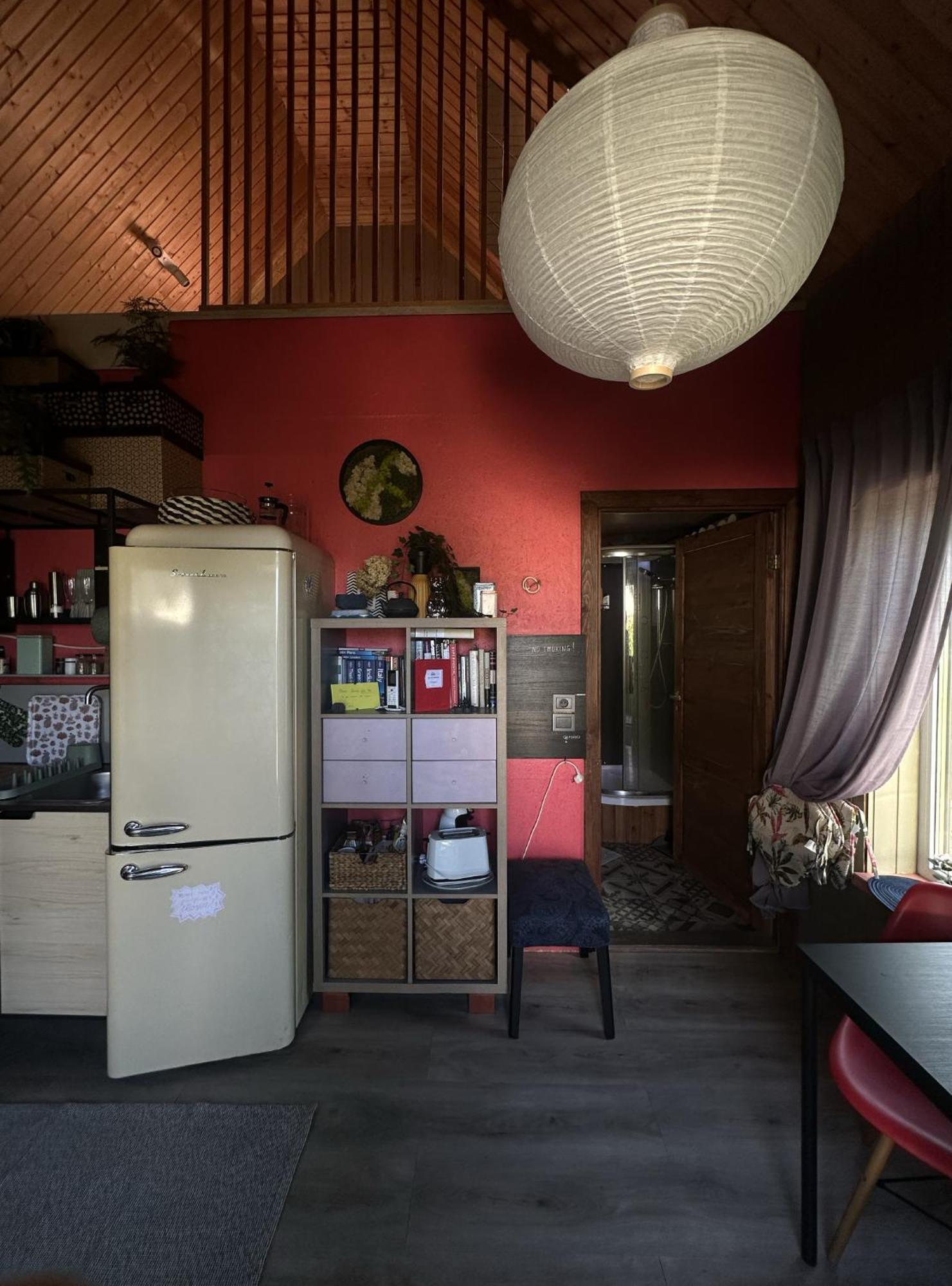 Вилла Amazing Little House On An Island With Garden Рига Экстерьер фото