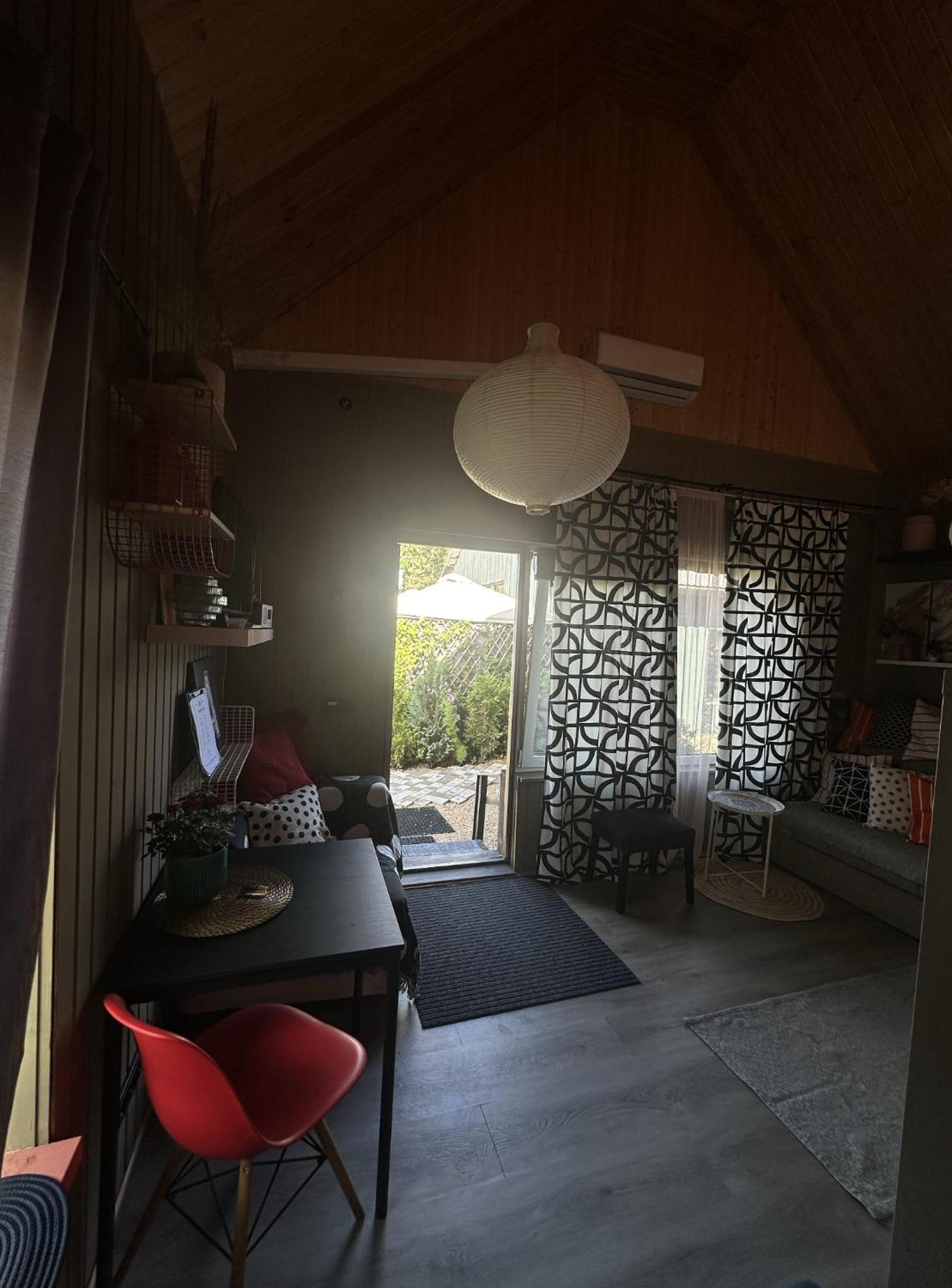 Вилла Amazing Little House On An Island With Garden Рига Экстерьер фото